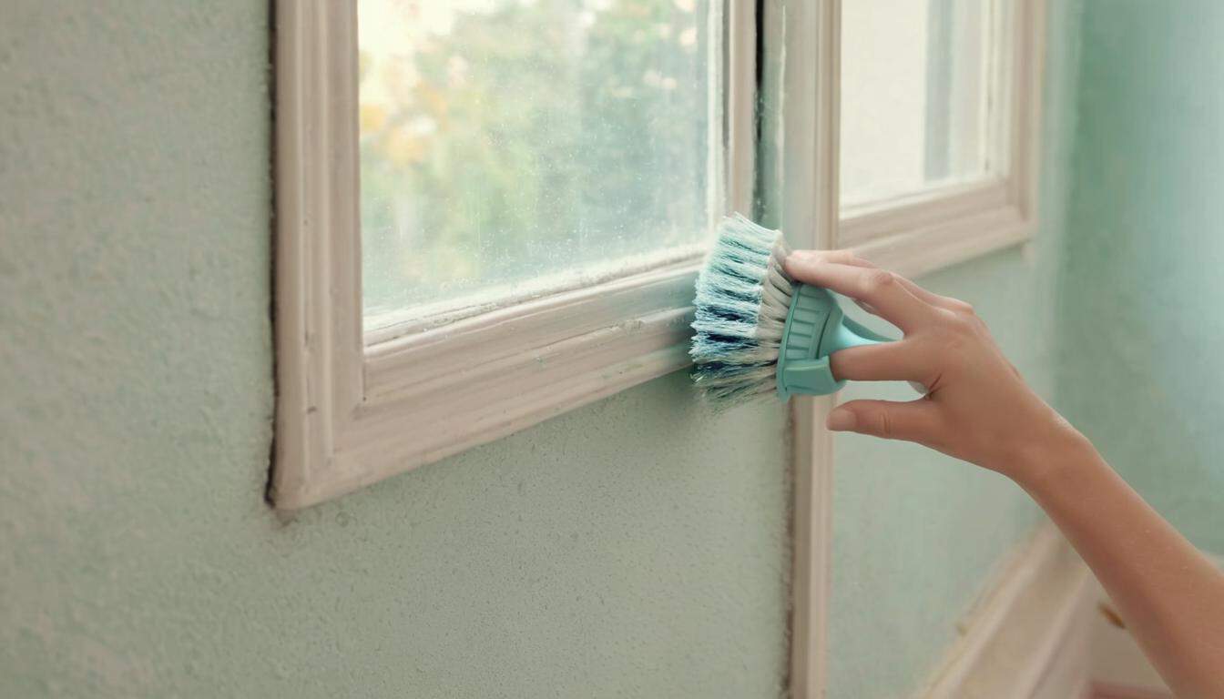 Careful wall scrubbing