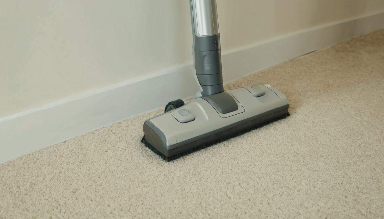 Cleaning walls with vacuum
