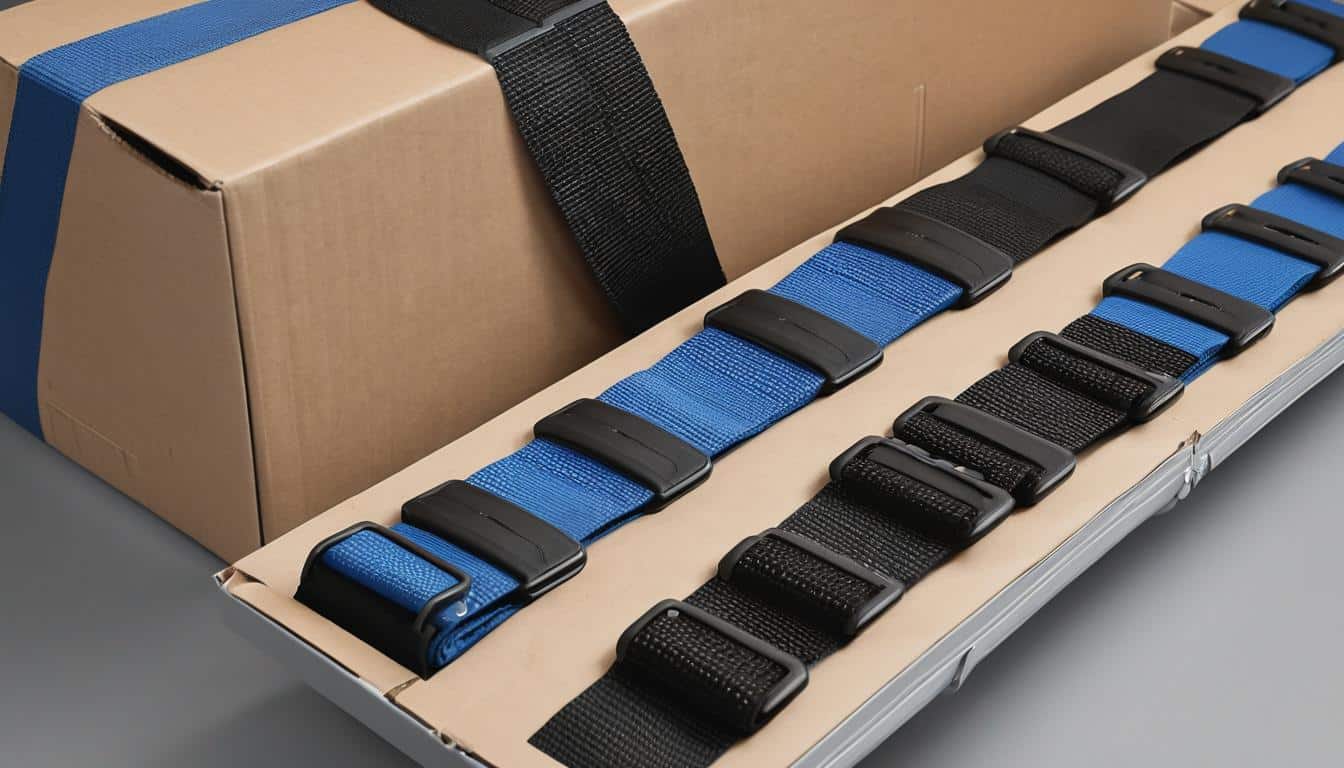 Durable moving straps display