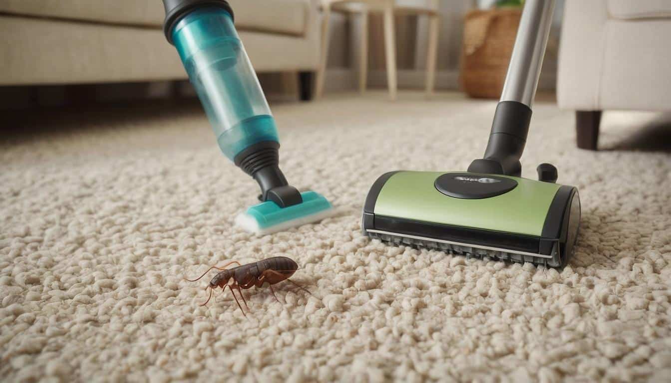 Effective flea vacuuming