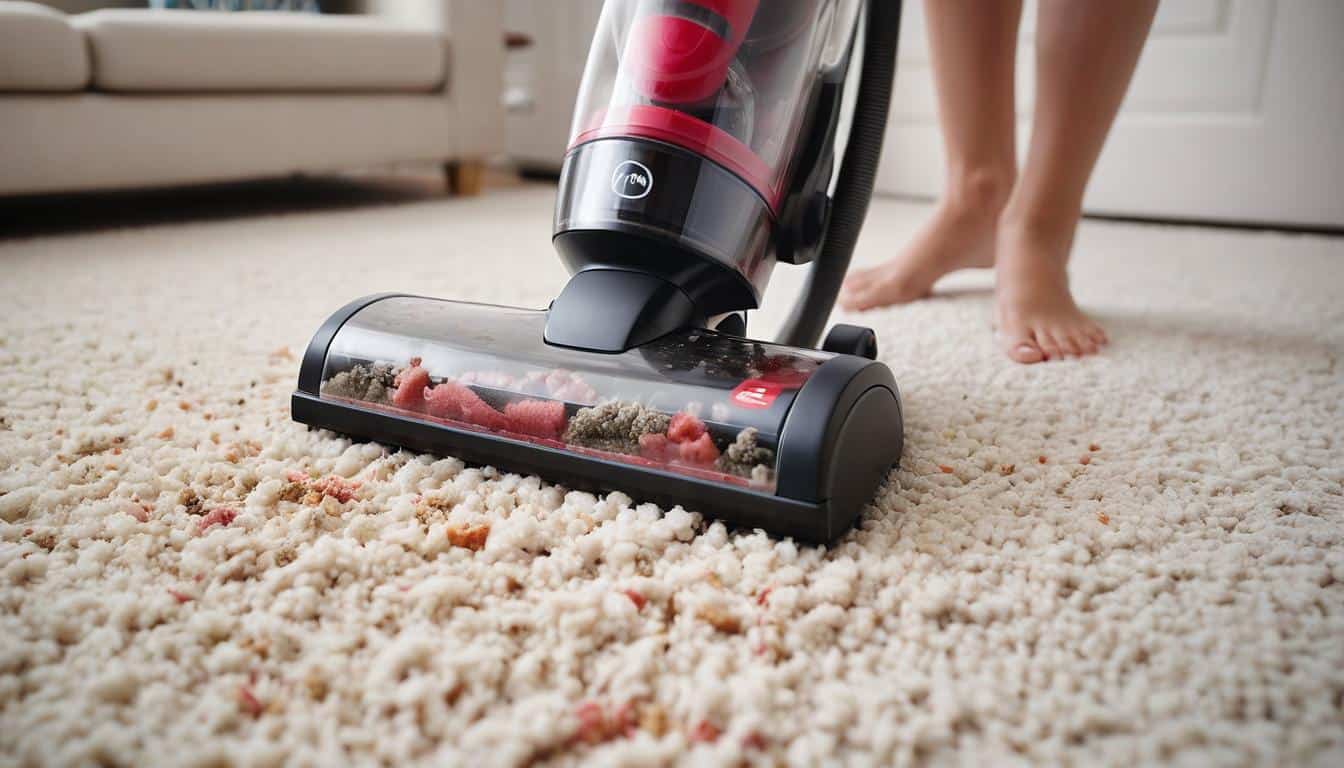 Efficient carpet cleaning