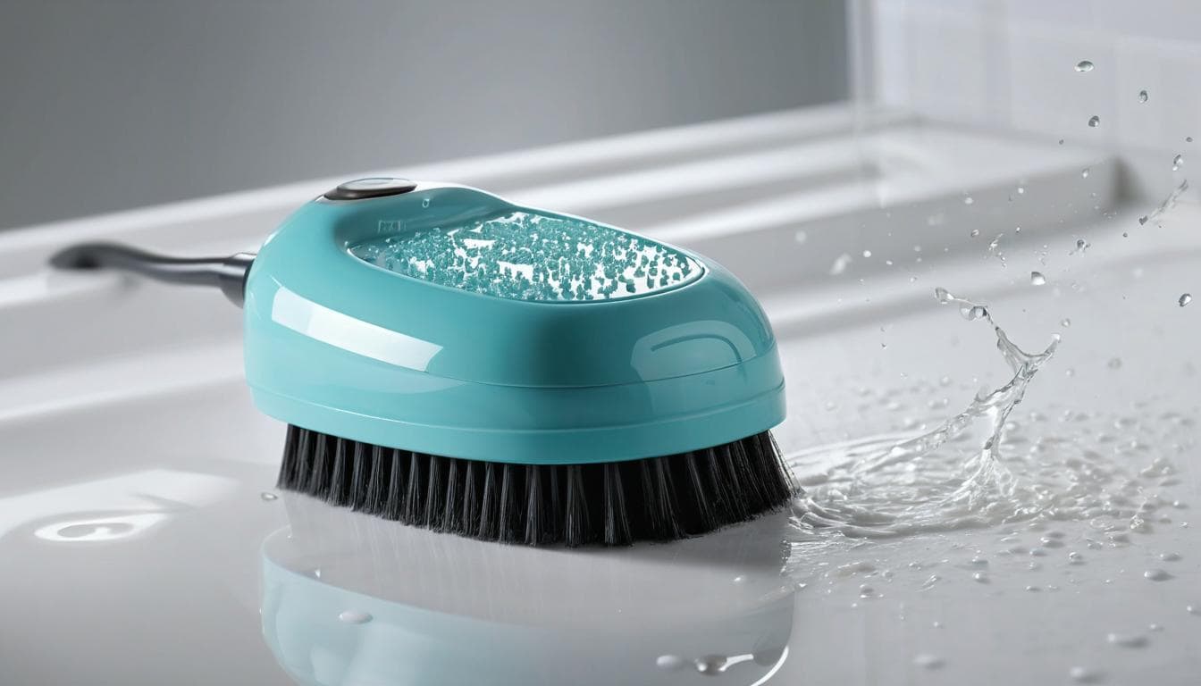 Efficient electric brush cleaning