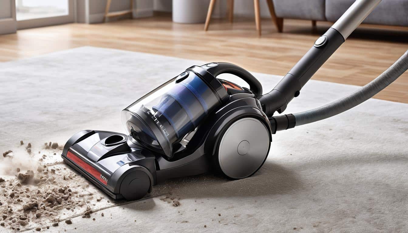Efficient vacuum cleaner cleaning