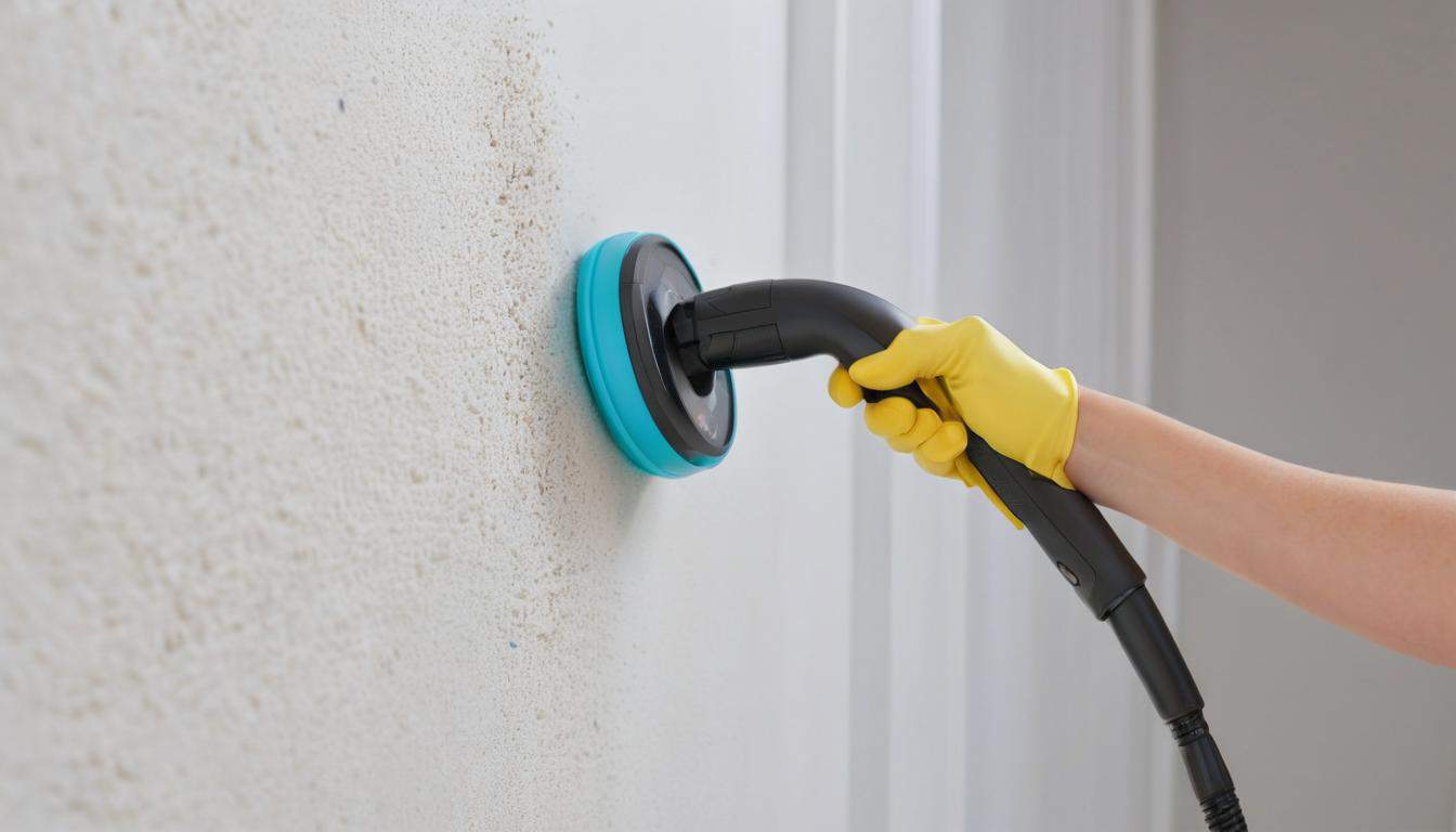 Efficient wall cleaning tool
