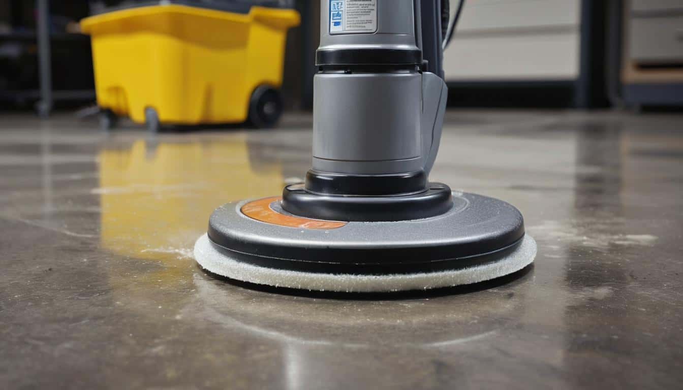 Floor sander cleaning