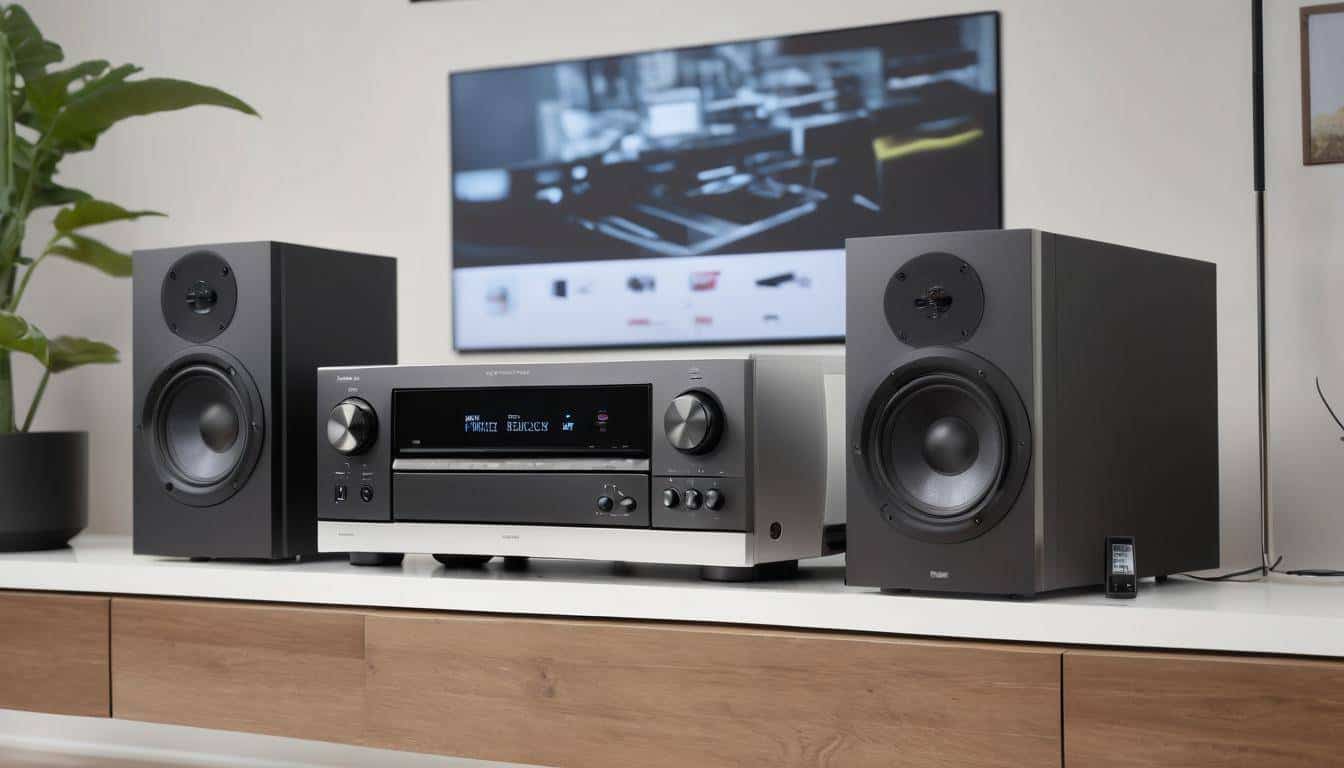 AV receiver in home setup