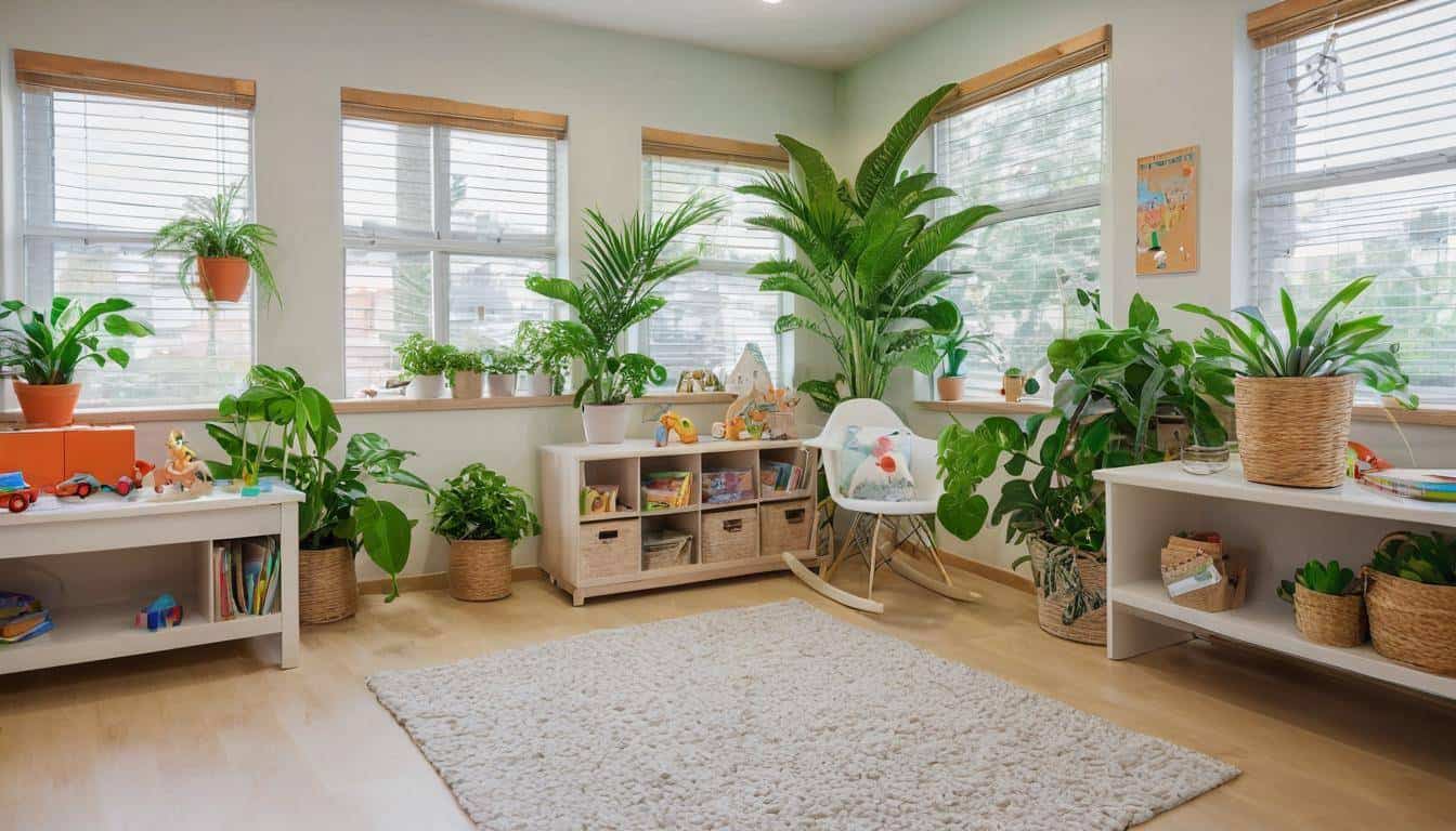 Air-purifying playroom design