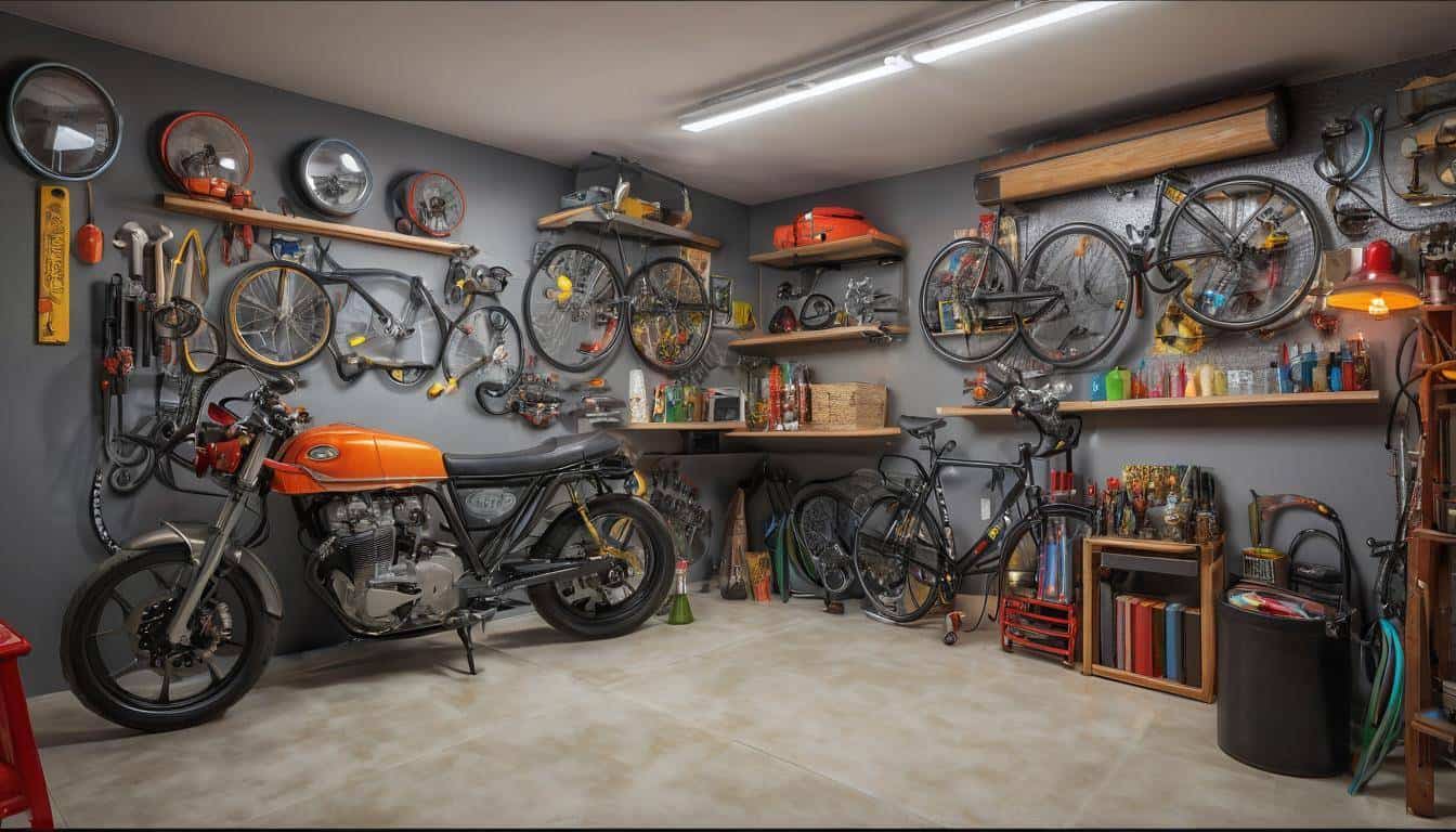 Artistic multi-functional garage