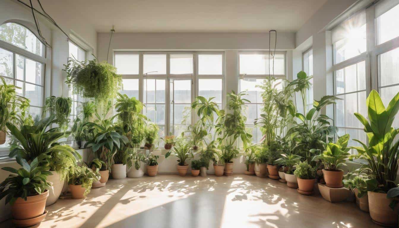 Bright indoor natural light