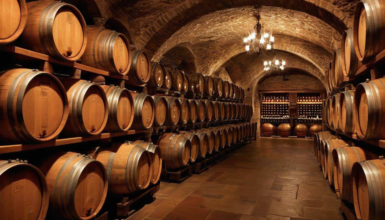 Cellar's wine treasures