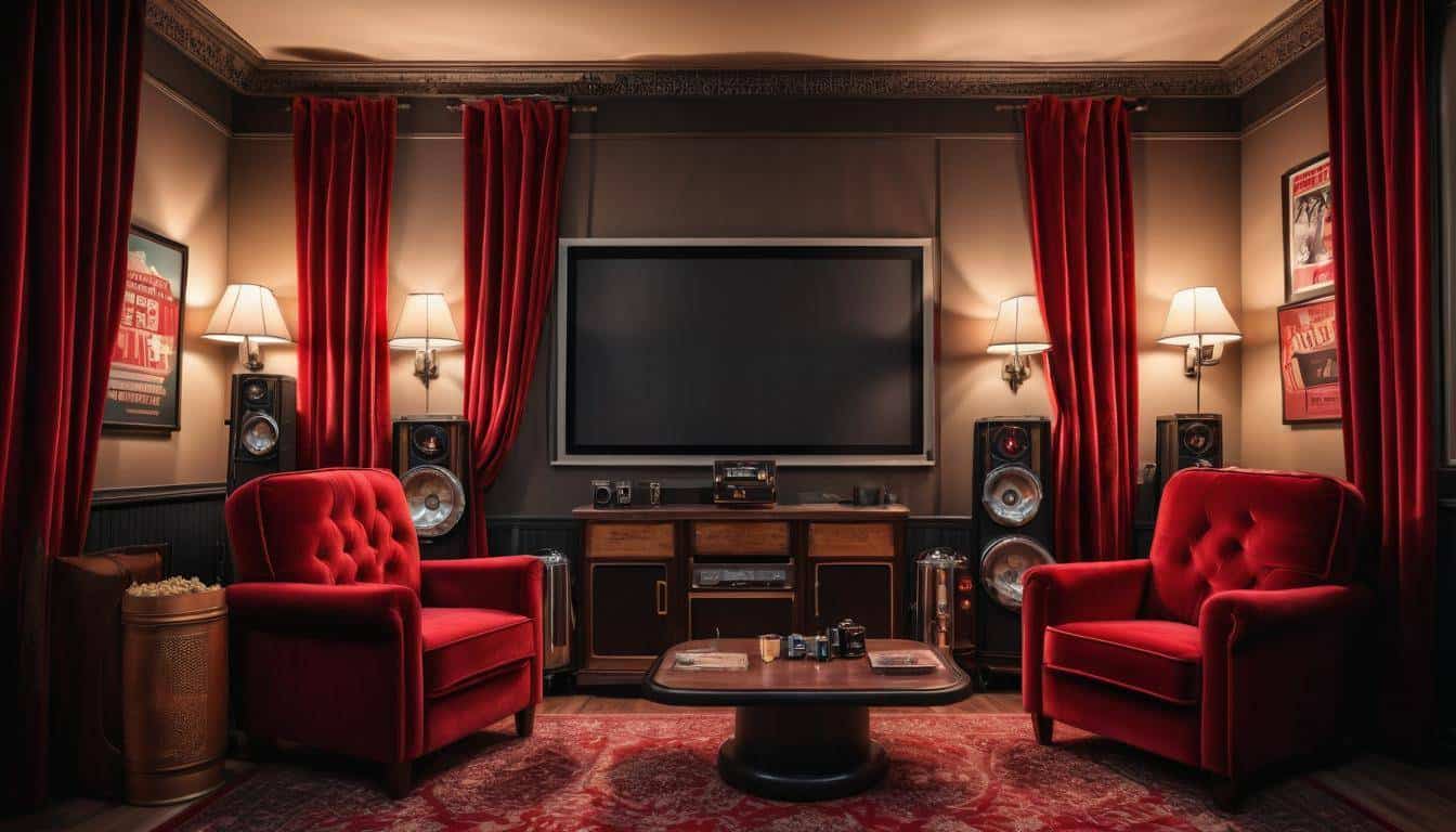 Classic cinematic home theater