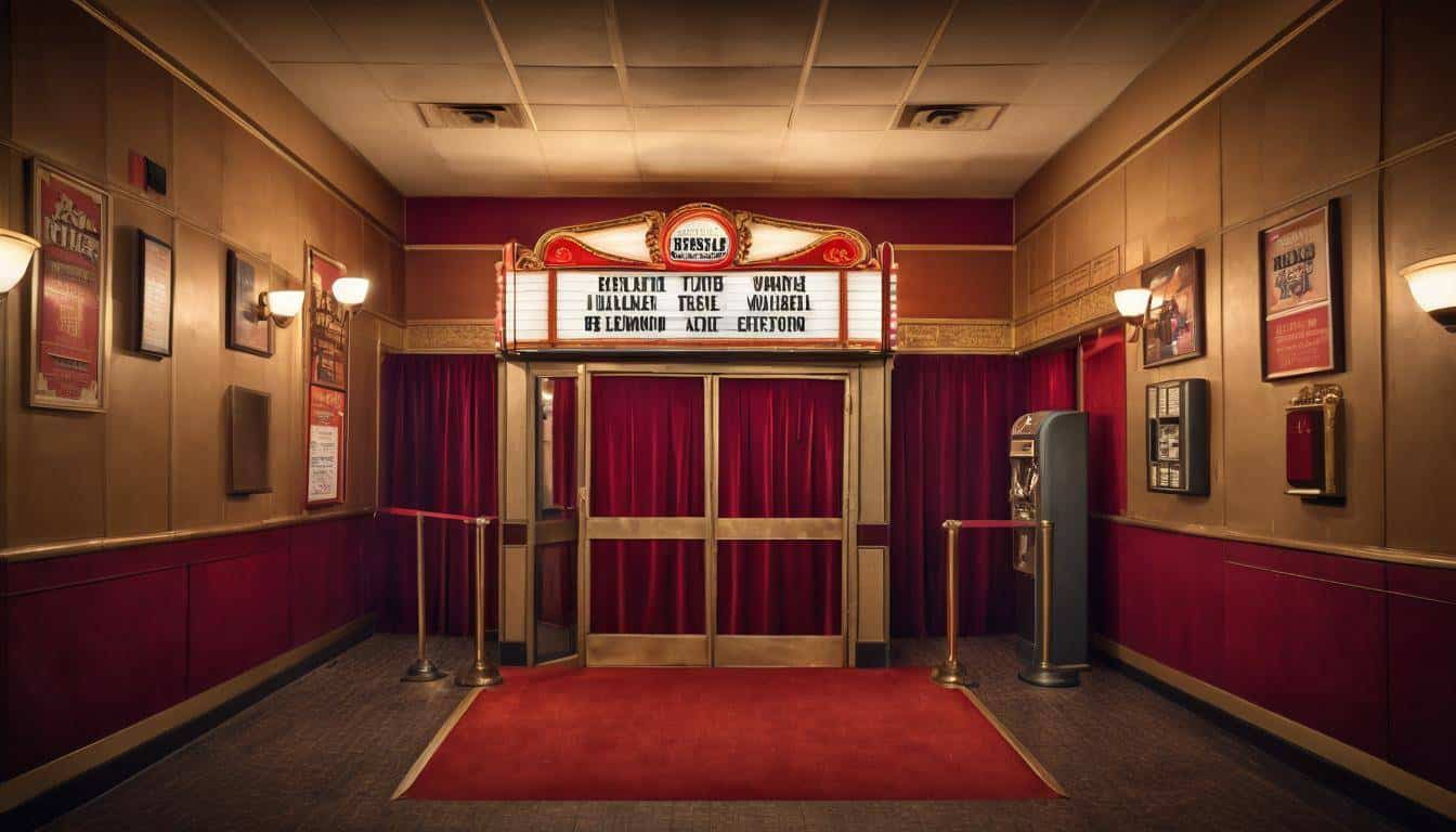 Classic theater entrance