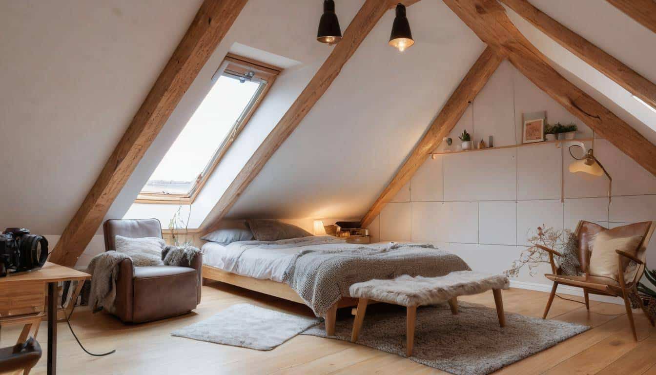 Cozy attic living renovation