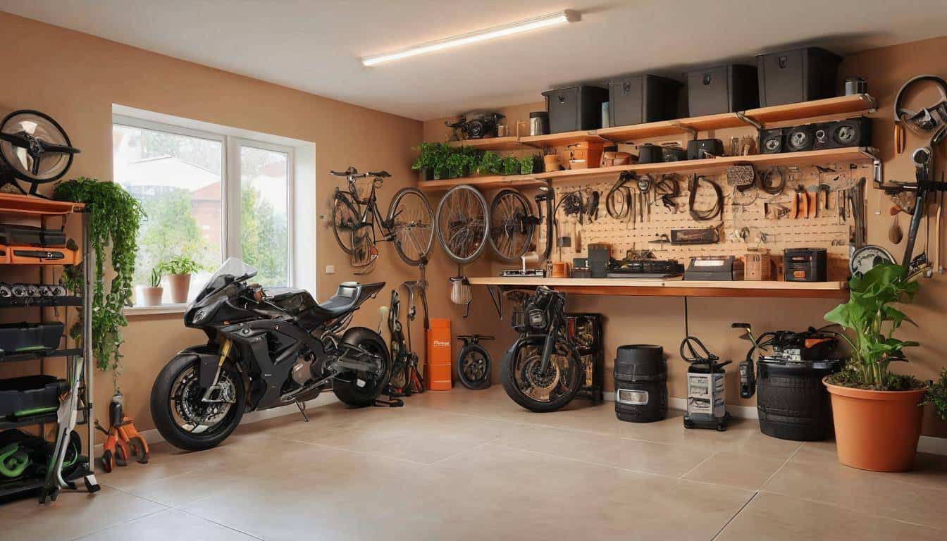 Cozy functional garage