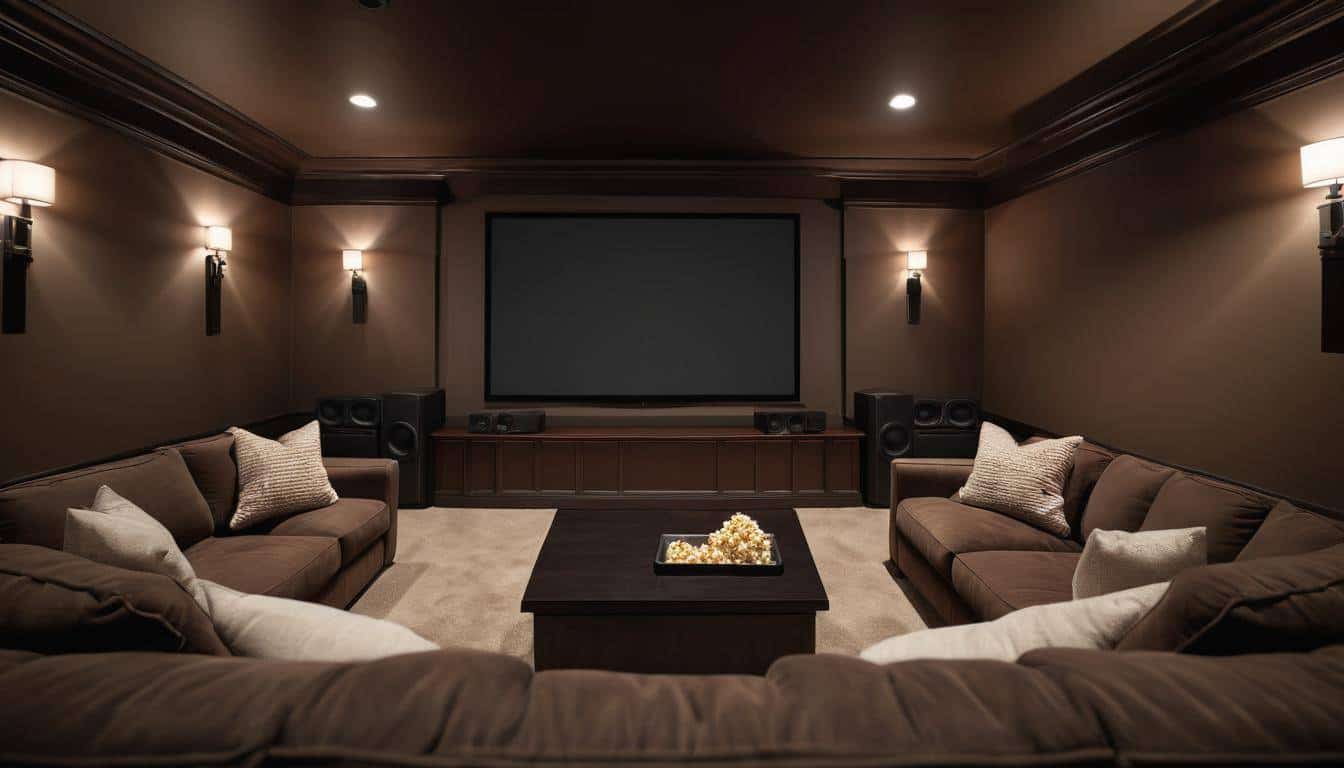 Cozy home theater