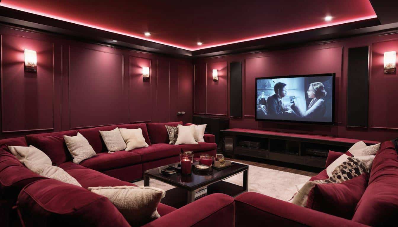 Cozy home theater