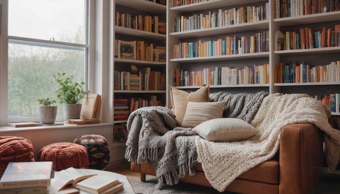 Cozy reading nook