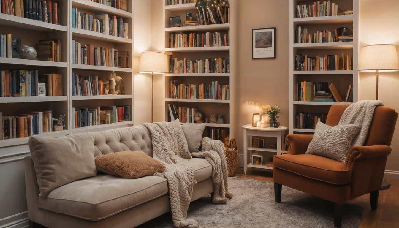 Cozy reading nook