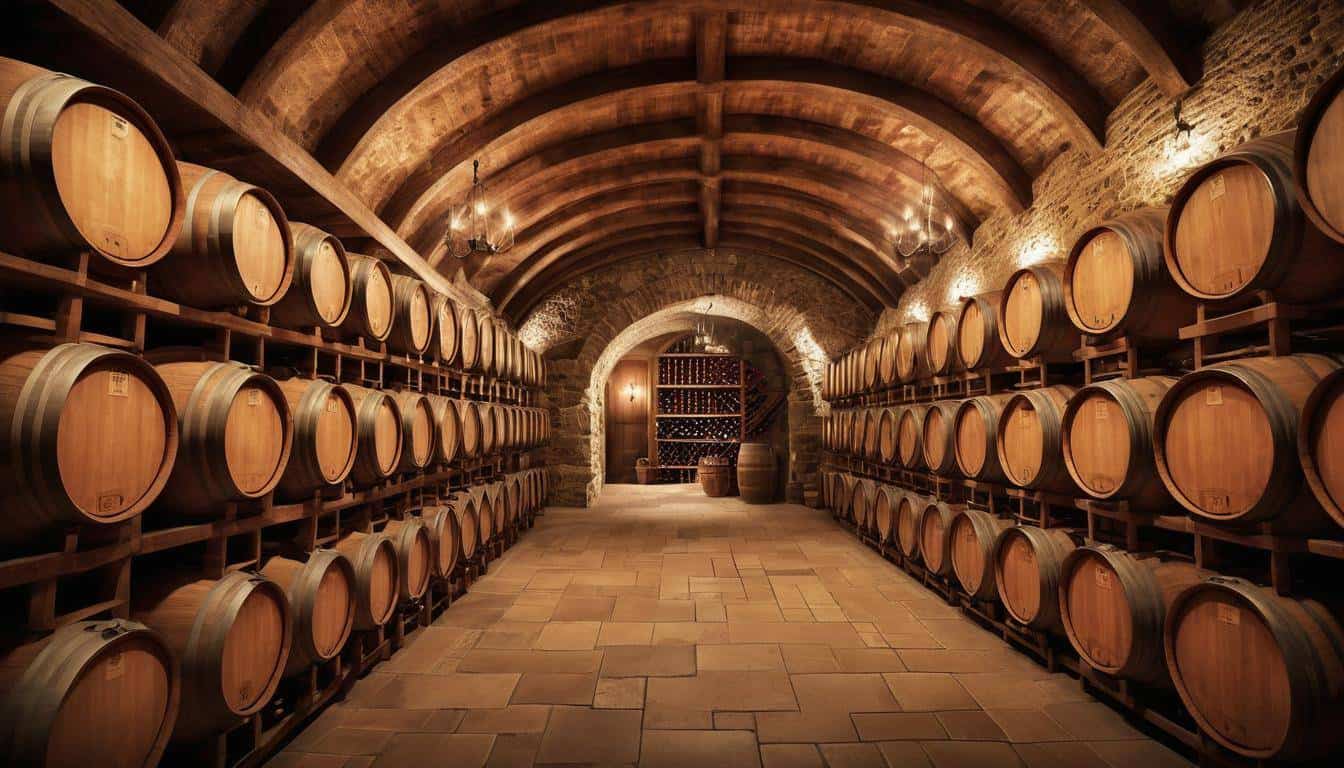 Cozy wine cellar