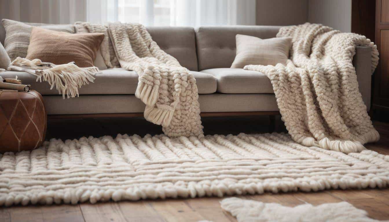 Cozy woolen home decor