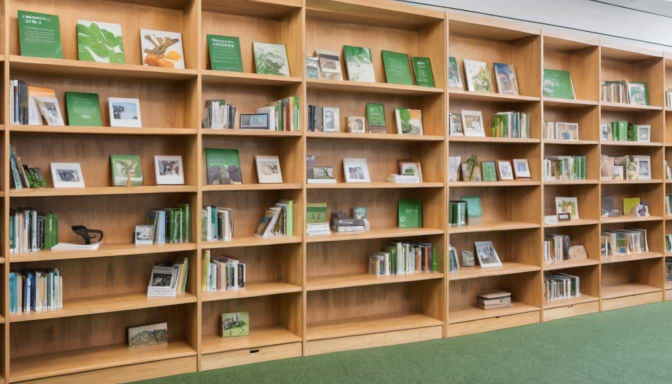 Customizable eco-friendly library shelving