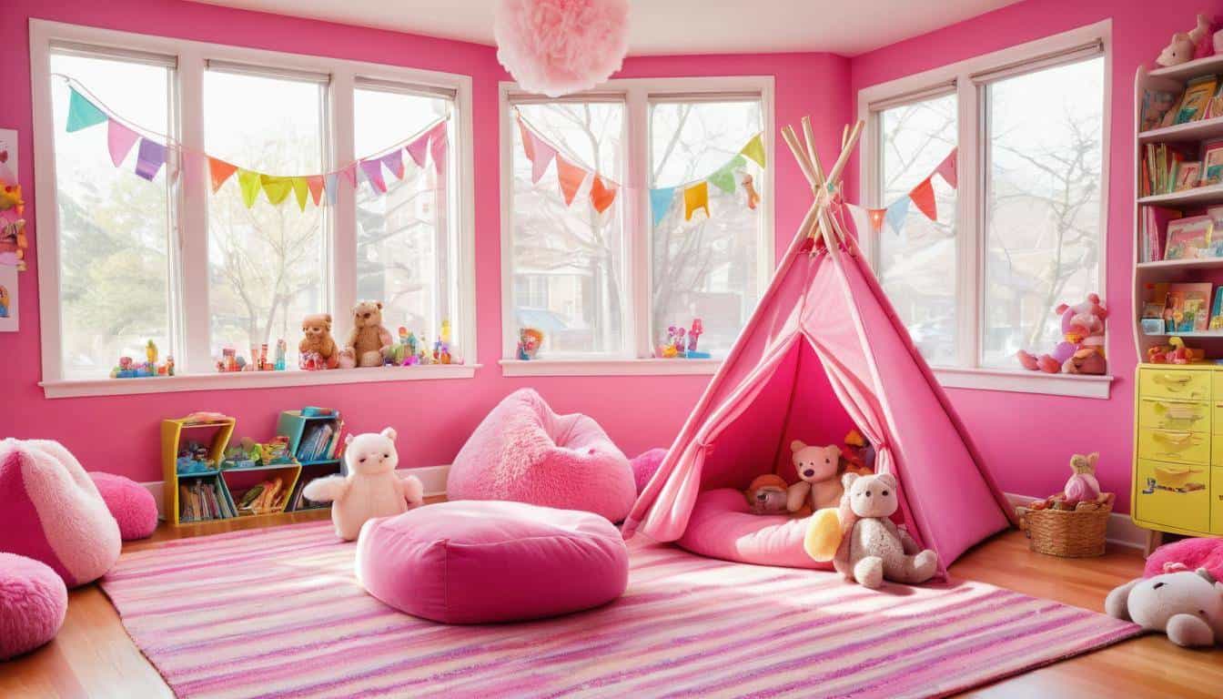 Dreamy pink playroom