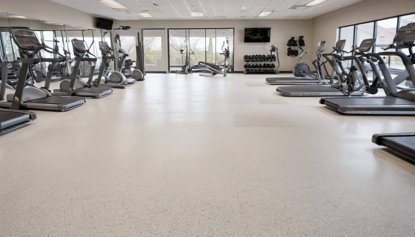 Durable gym flooring