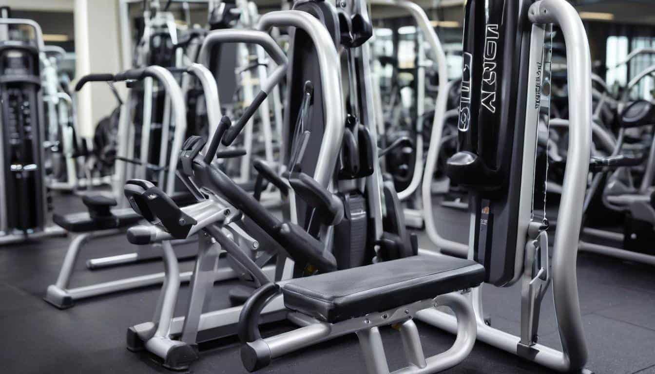 Durable stainless steel gym equipment