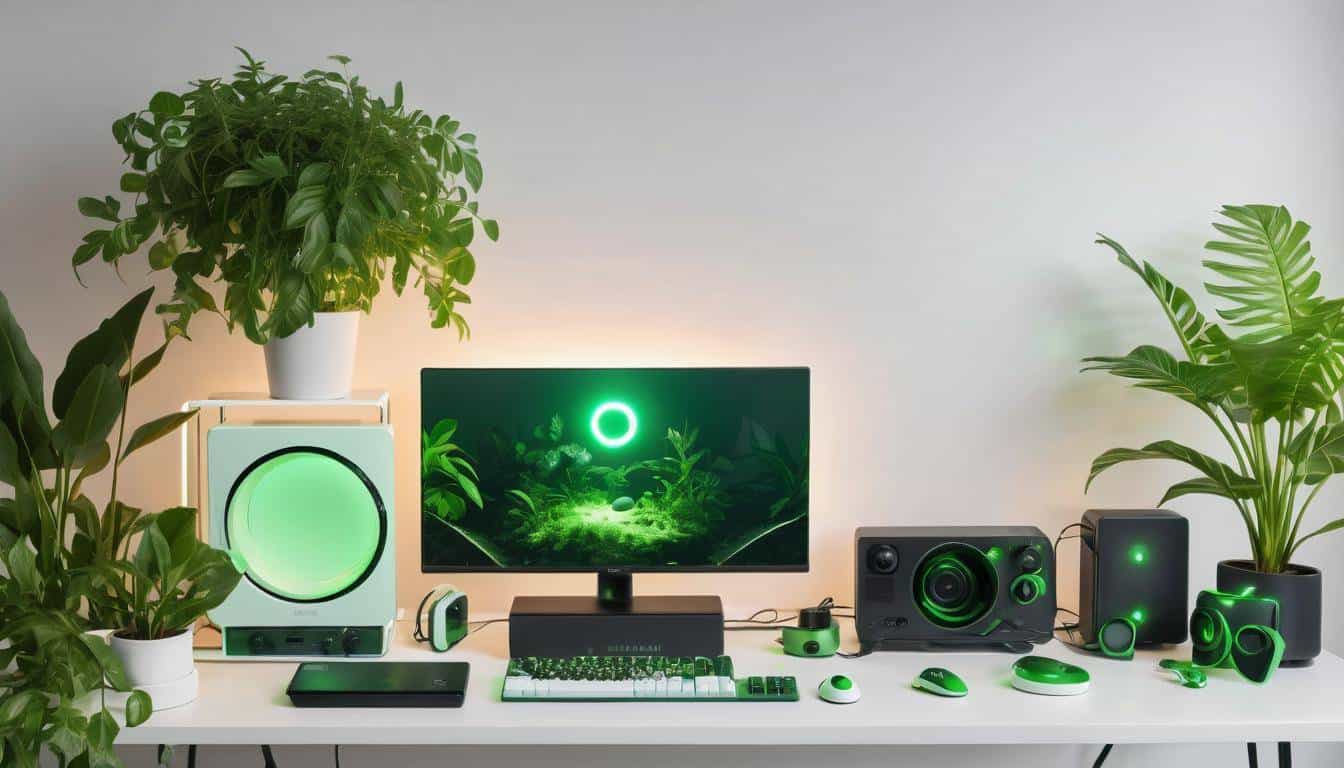 Eco-conscious gaming setup