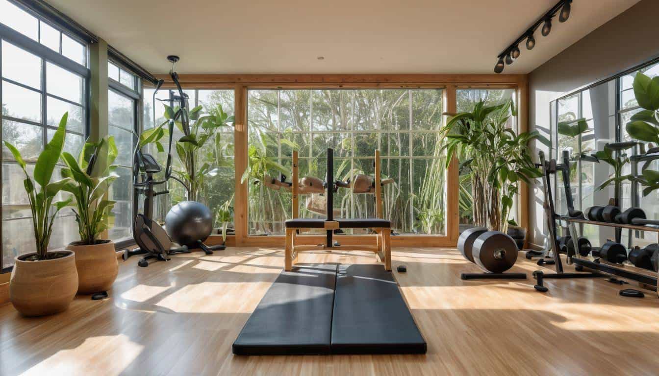 Eco-conscious home gym