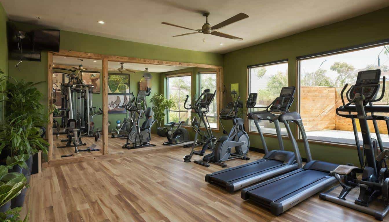 Eco-conscious home gym