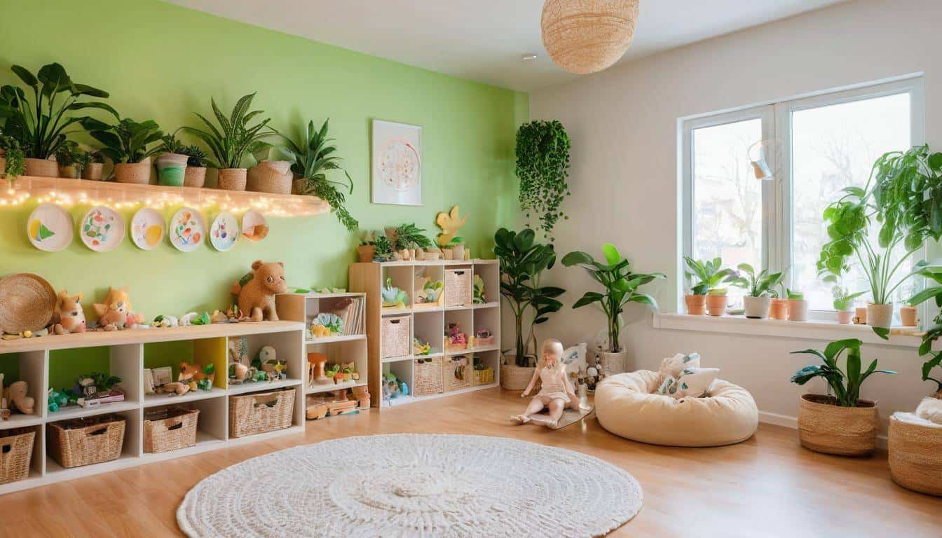 Eco-conscious playroom design