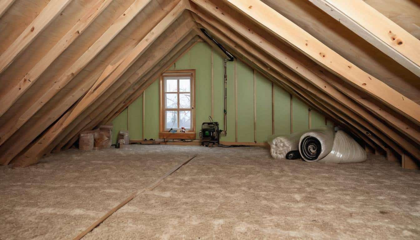 Eco-friendly attic insulation