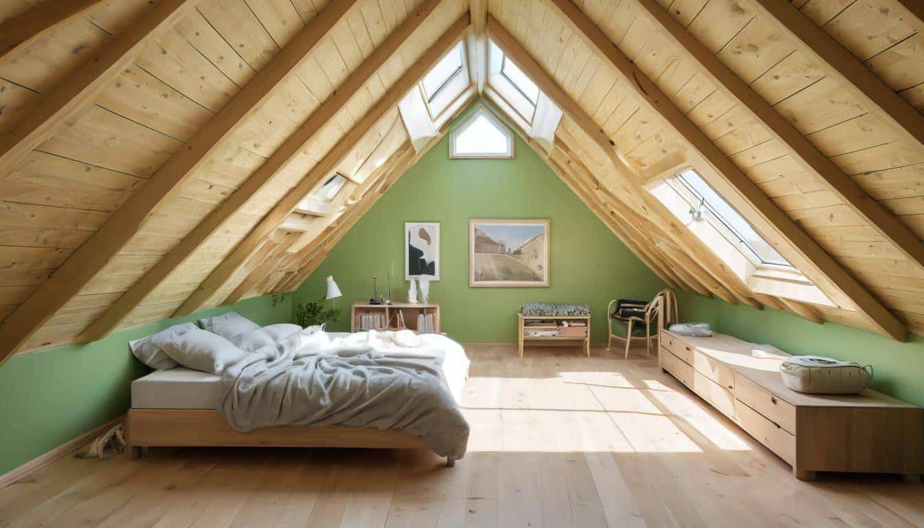 Eco-friendly attic insulation