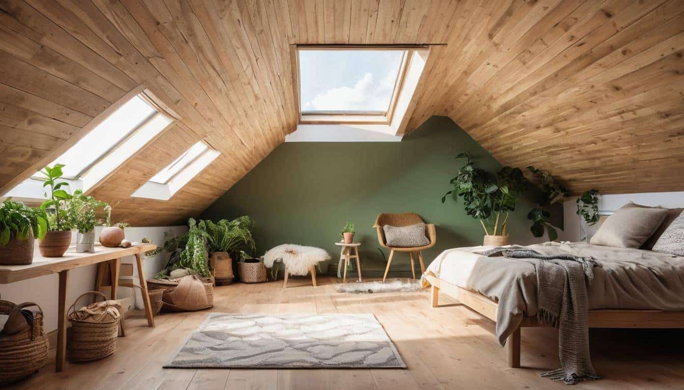 Eco-friendly attic renovation