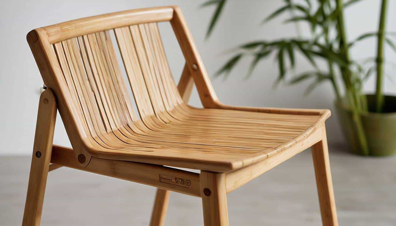 Eco-friendly bamboo chair