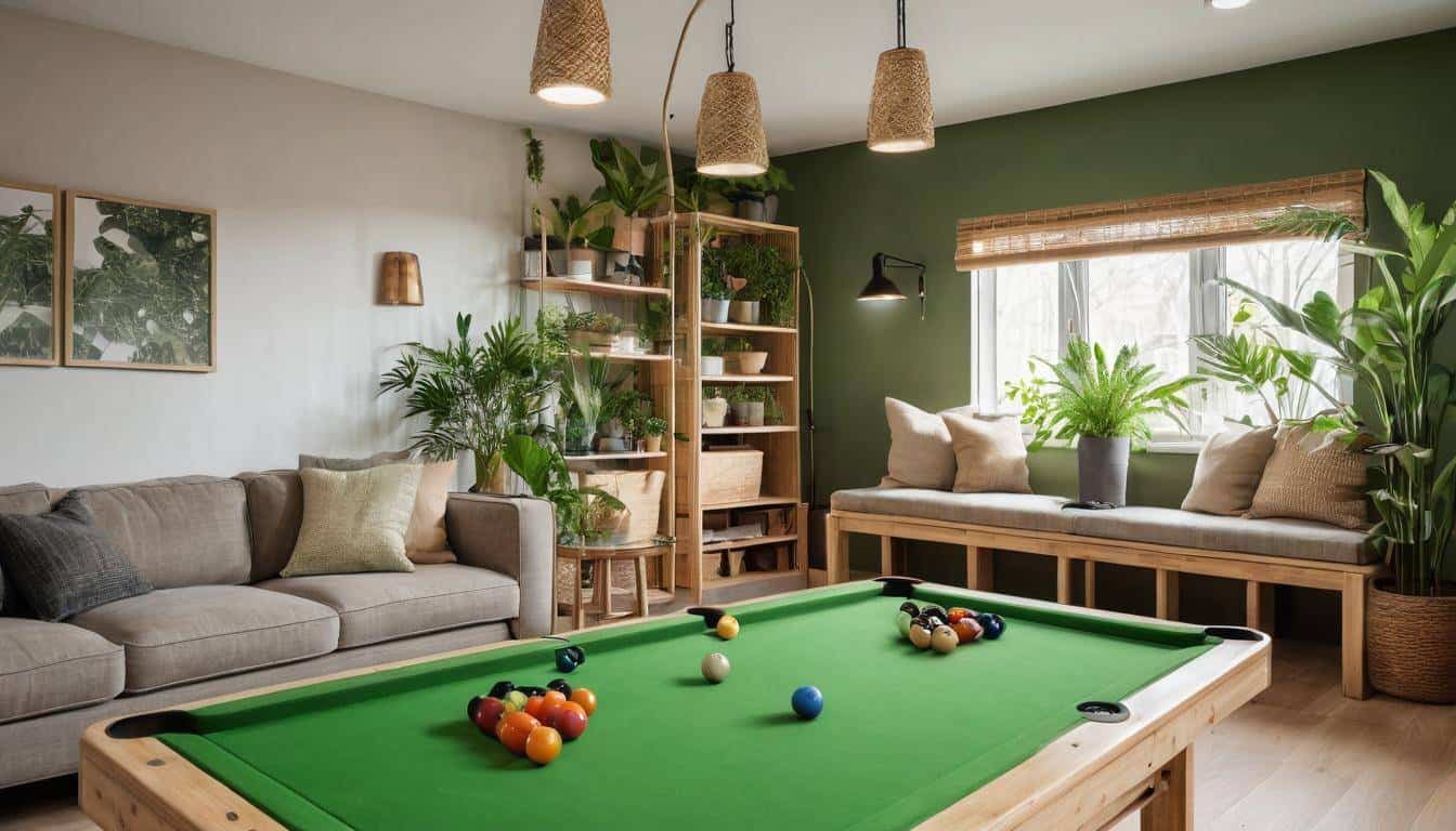 Eco-friendly game room