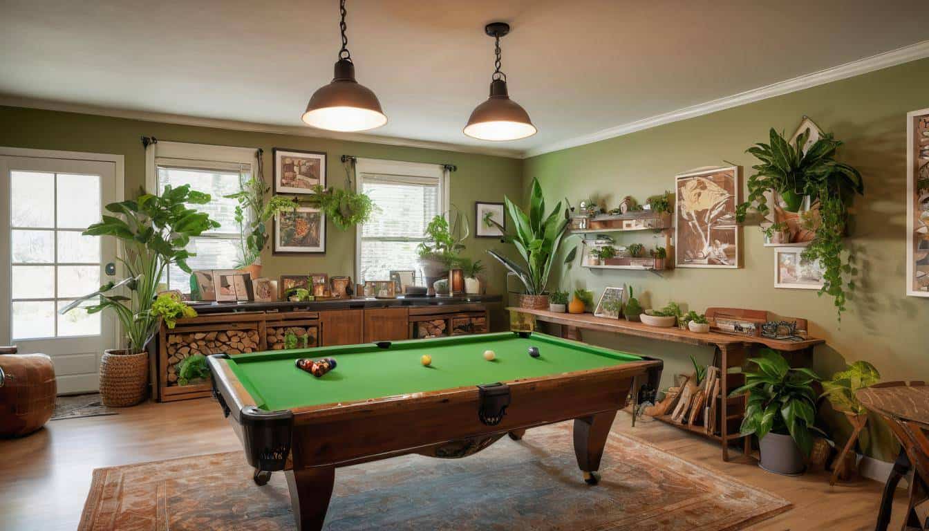 Eco-friendly game room