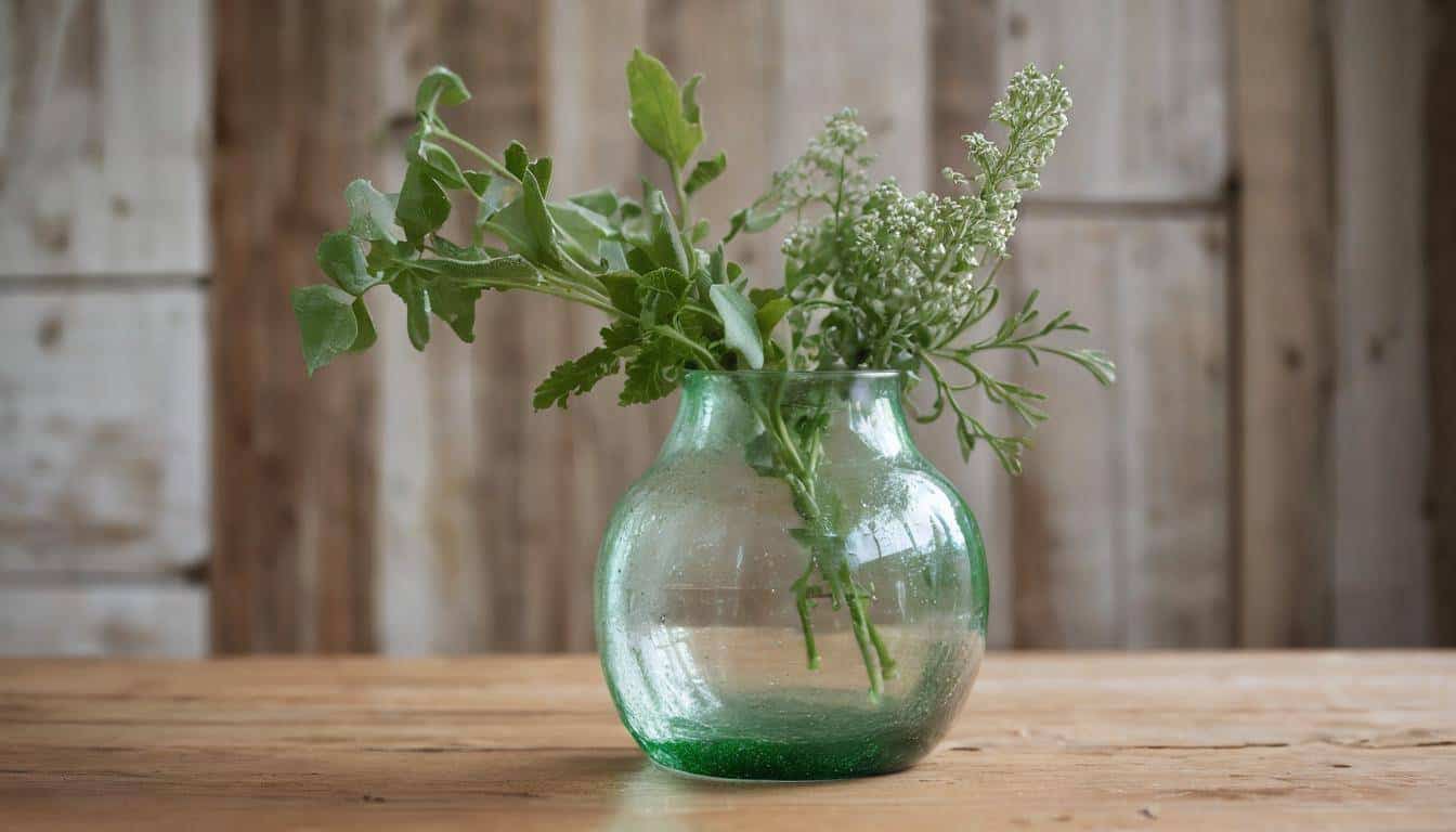 Eco-friendly glass vase