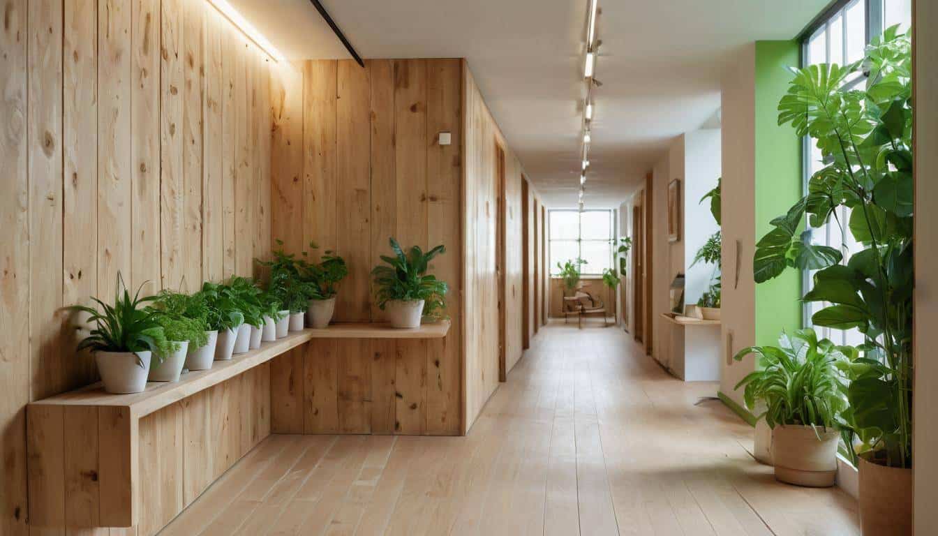 Eco-friendly hallway design