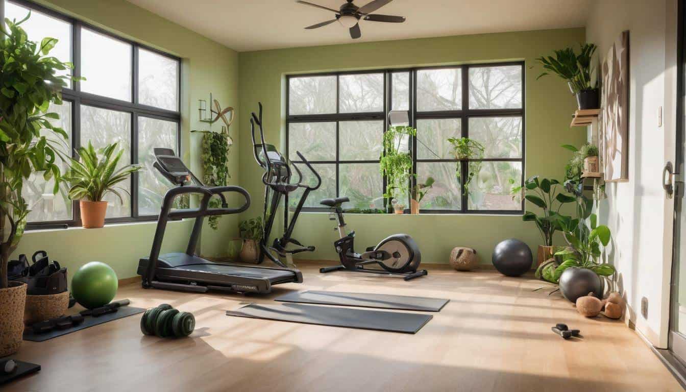 Eco-friendly home gym