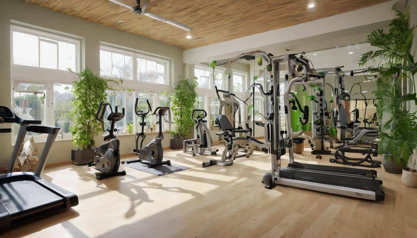 Eco-friendly home gym