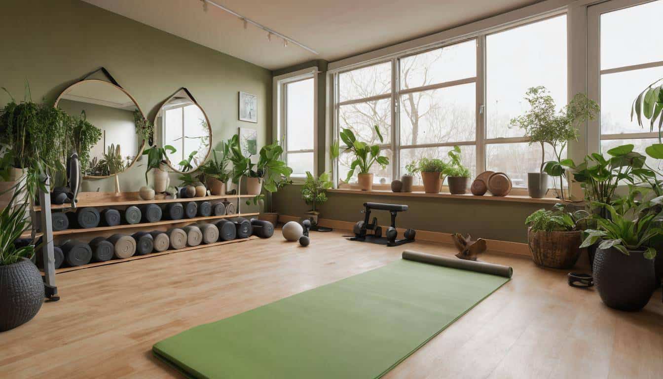 Eco-friendly home gym