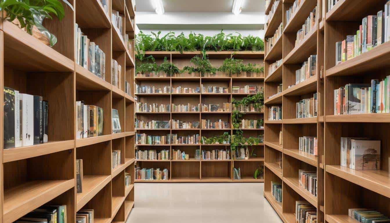 Eco-friendly library shelving