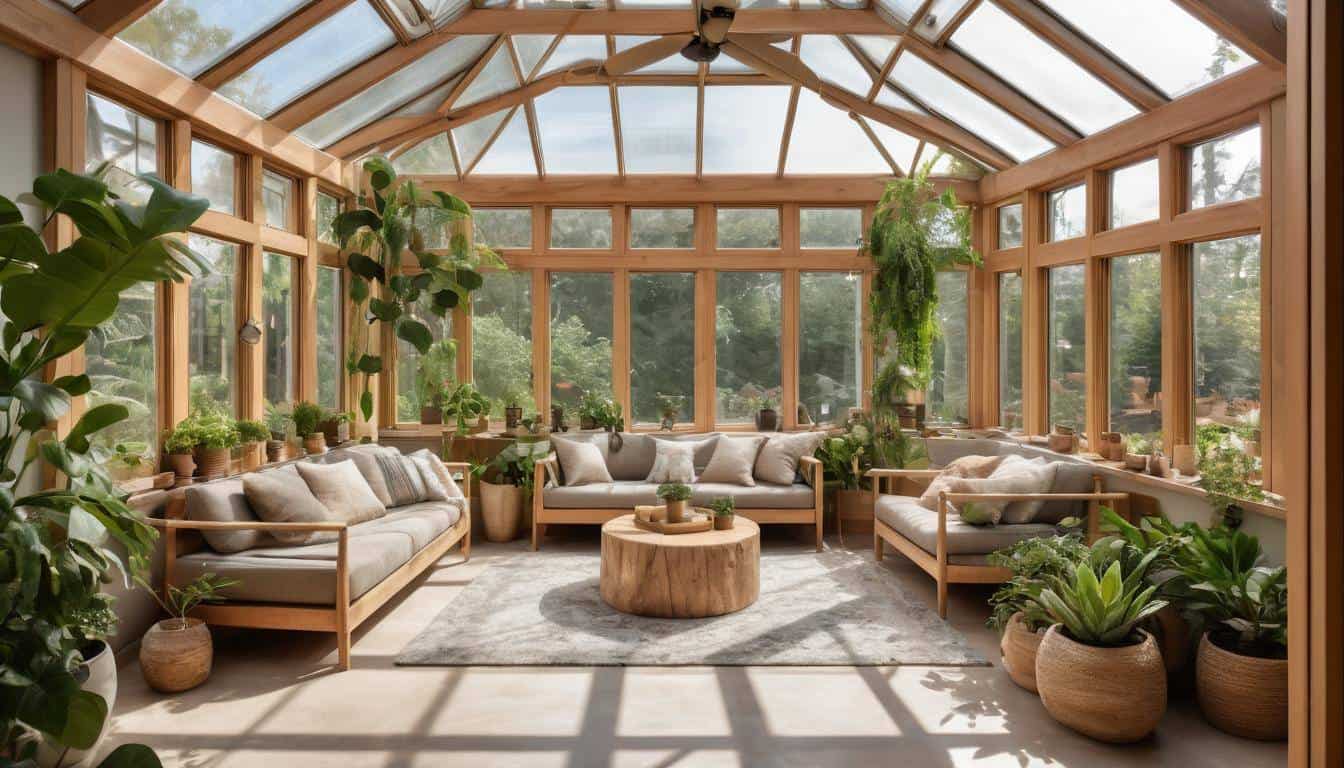 Eco-friendly sunroom design