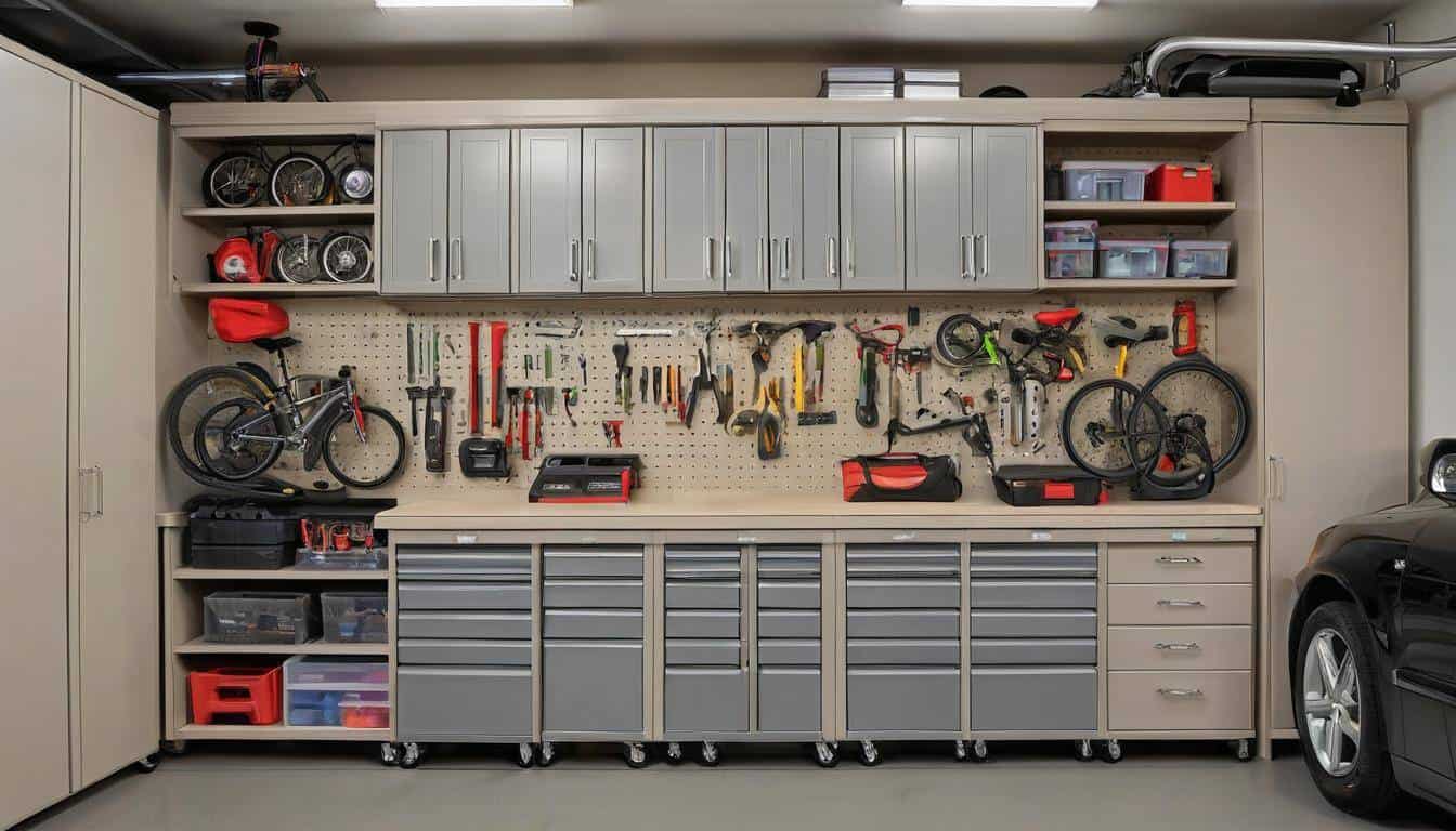 Efficient Vertical Garage Storage