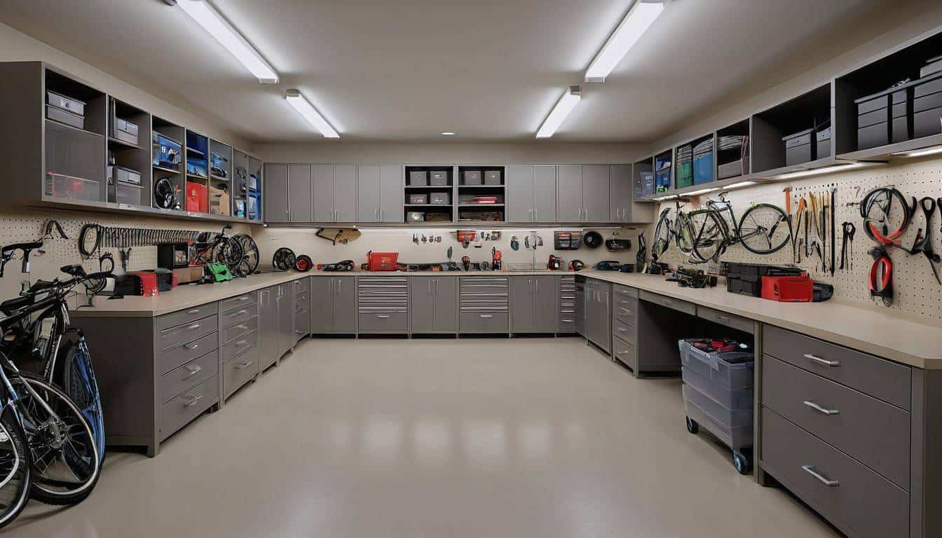 Efficient garage organization