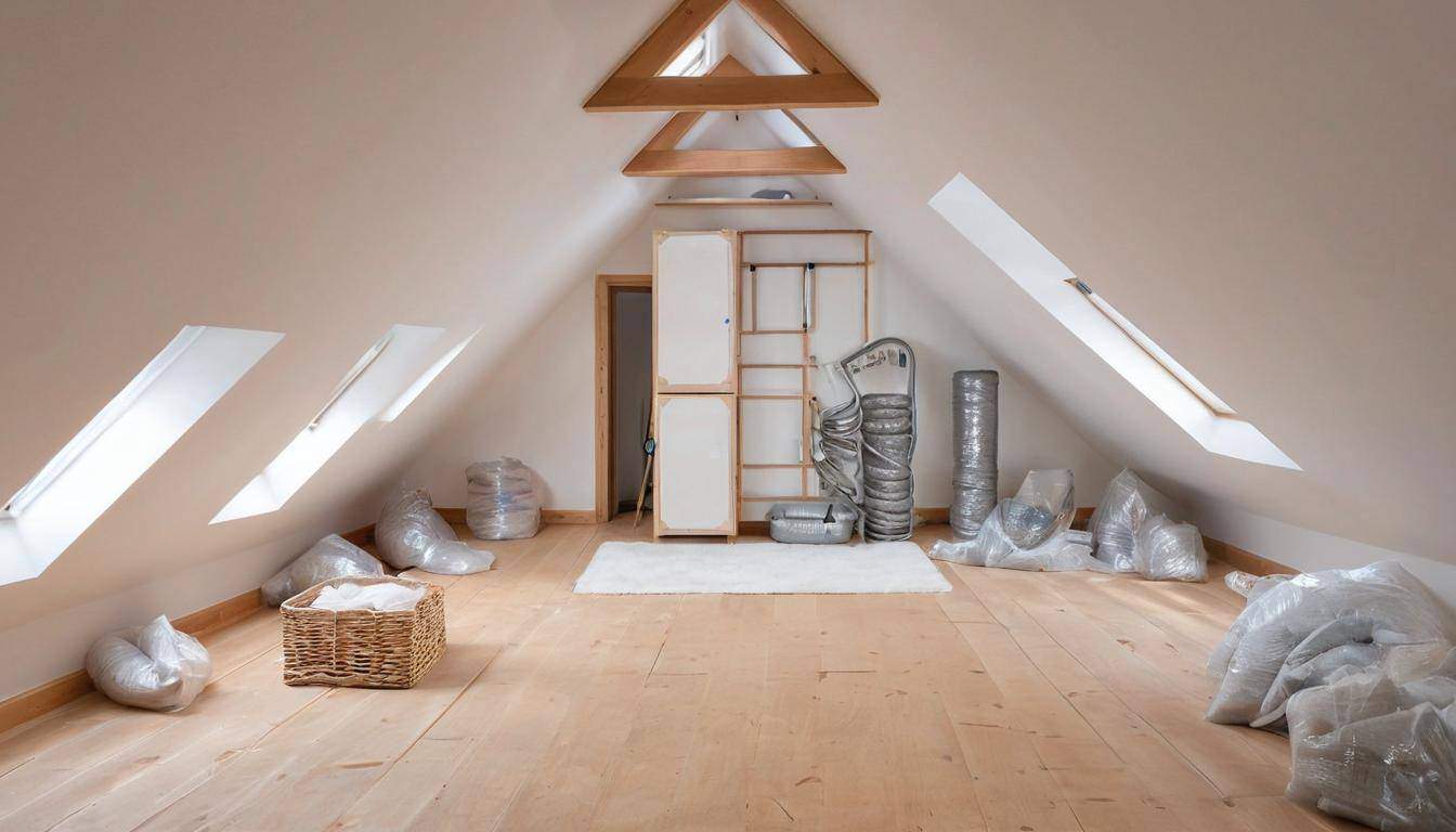 Efficient ventilated attic space