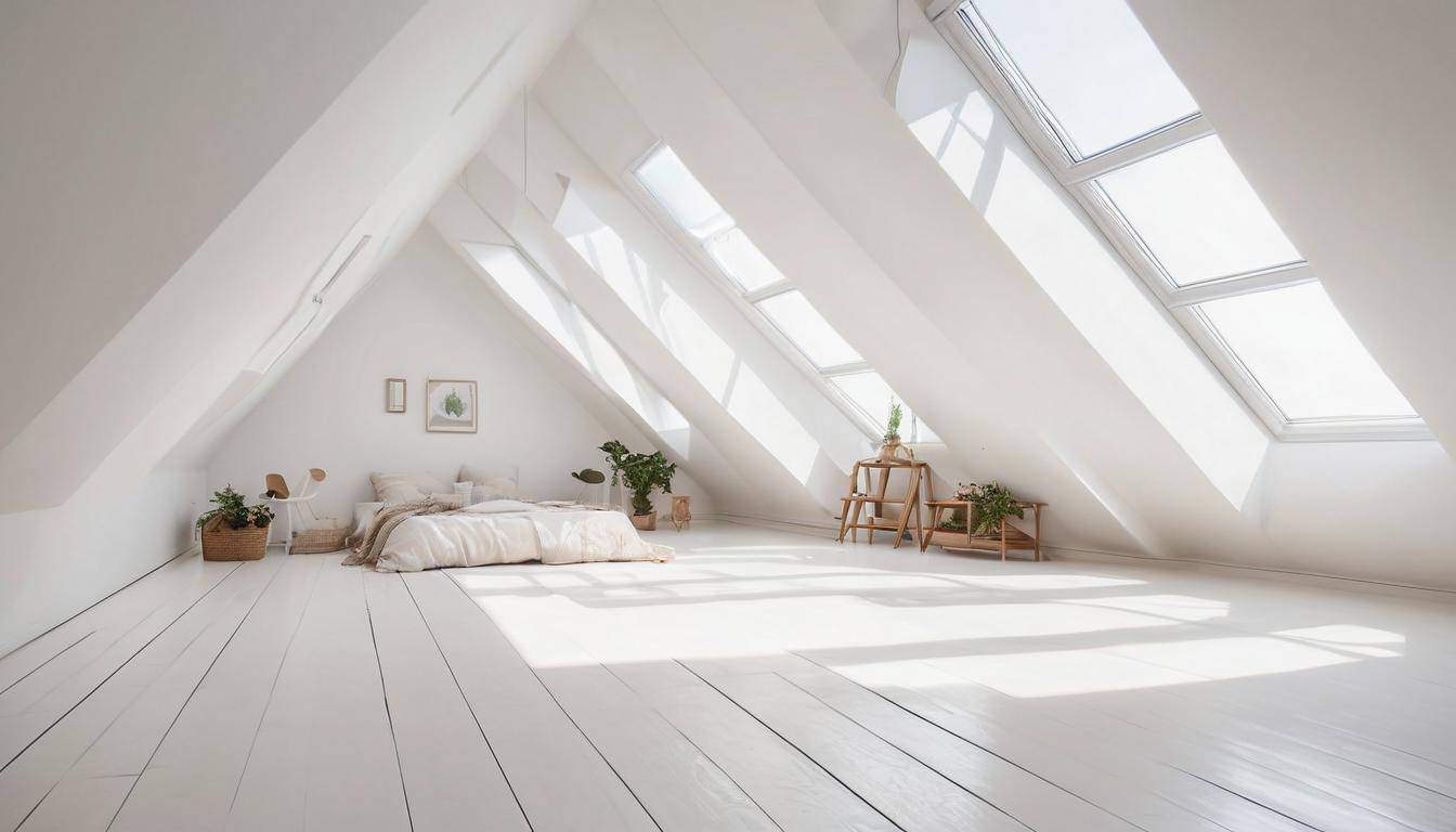 Efficient white attic design