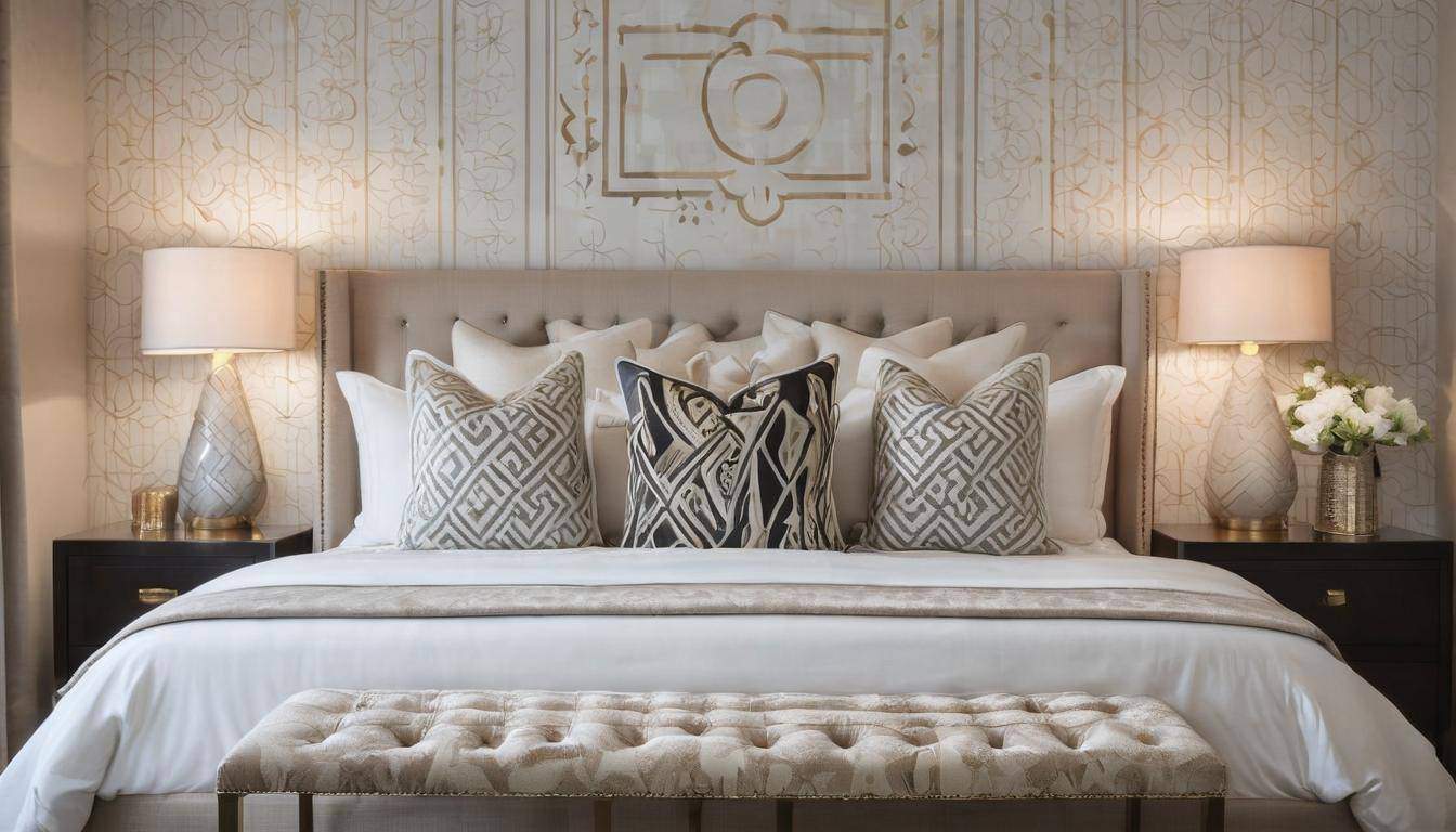 Elegant accent pillows spotlight